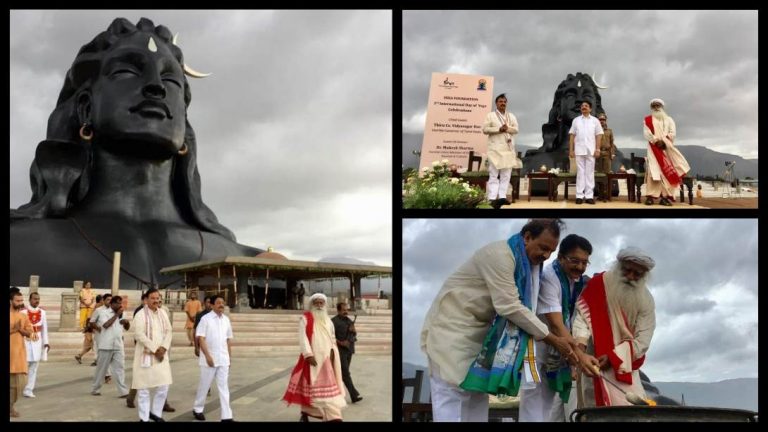 Isha mega yoga programme on International Yoga Day, 2017