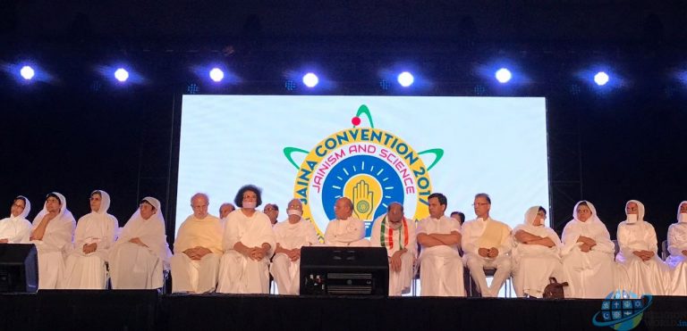 “Jainism and Science”: Acharya Lokesh Muni in Jaina, USA