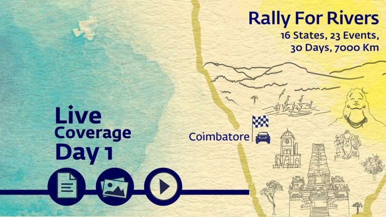 LIVE: “Rally for Rivers: Day2 from Kanyakumari