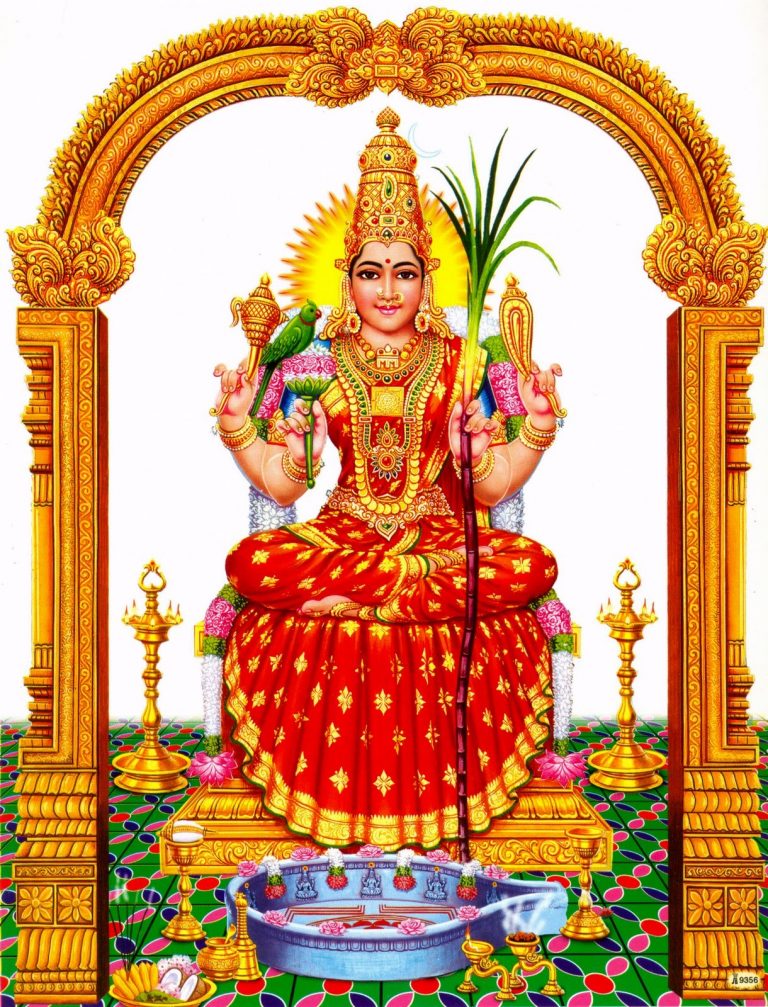 Navratri Special : Ashtadasa Peetham – Kamakshi Devi ,  Kanchi