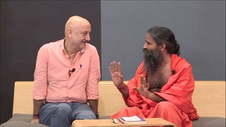 Watch Exclusive : Swami Ramdev LIVE with Anupam Kher
