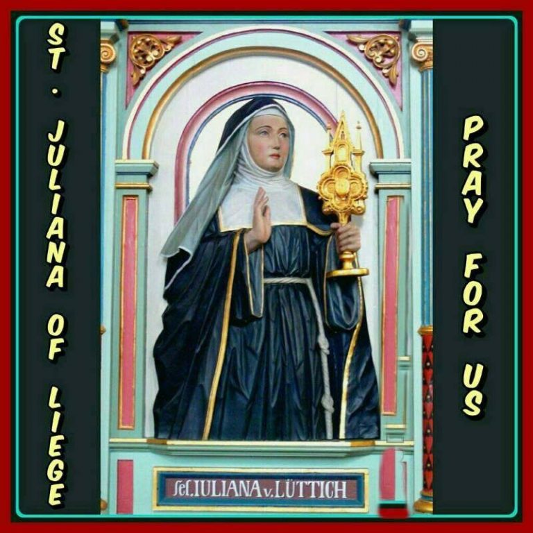 Corpus Christi : Most important solemn Liturgies of the year dedicated to St. Juliana