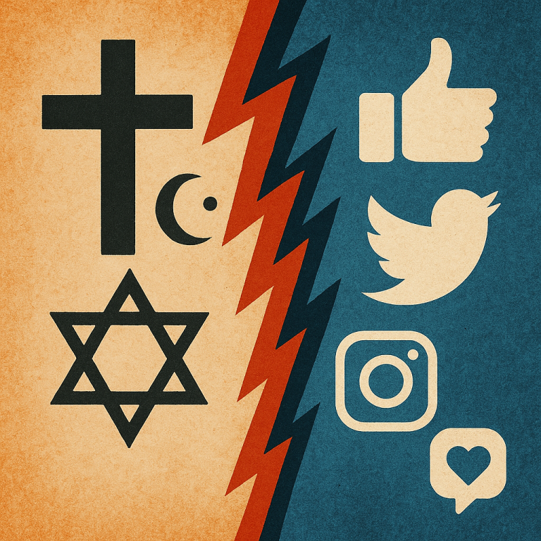 Religion and Social Media Polarisation: Blessing or Curse?