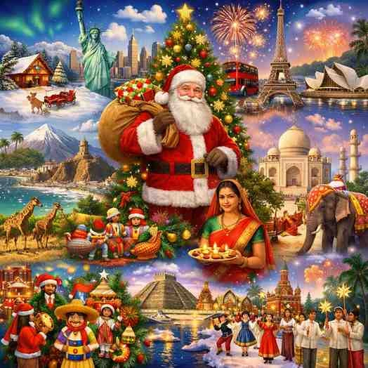 In Which Countries Is Christmas Celebrated, Including India?