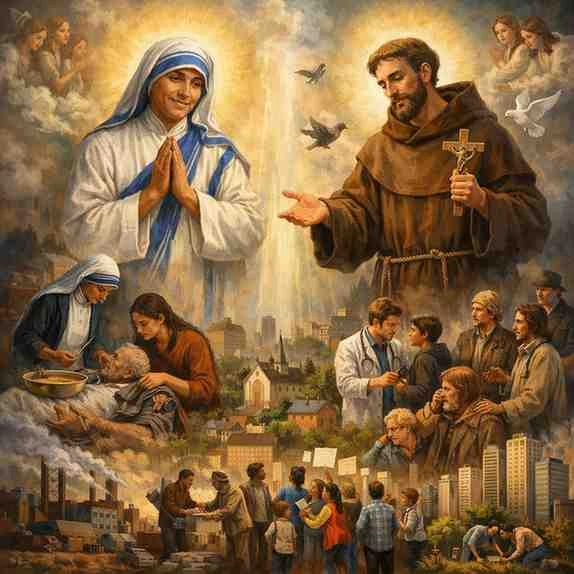 What Is the Relationship Between Saints and Society?