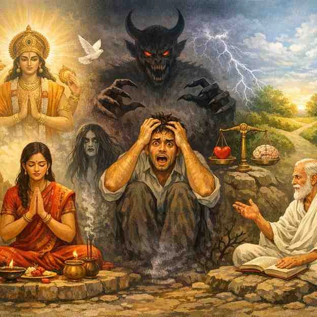 आस्था और डर में फर्क कैसे करें? — विश्वास, भय और विवेक की पहचान