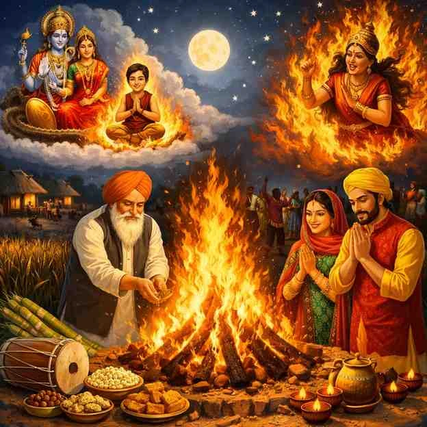 लोहड़ी में आग की पूजा क्यों होती है? इसका धार्मिक कारण क्या है?
