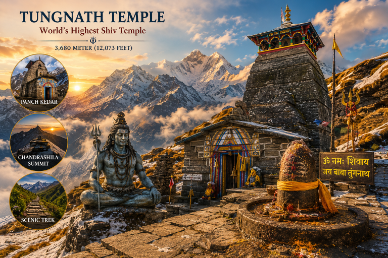 तुंगनाथ मंदिर: दुनिया का सबसे ऊंचा शिव मंदिर, जहां आज भी गूंजती है महादेव की शक्ति